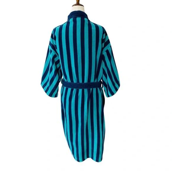 VINTAGE CLAYBROOKE Terrycloth Bathrobe - Picture 3 of 10
